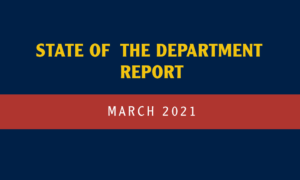 State of the Department Report March 2021 Chatham NY Fire Department